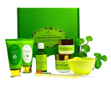 Load image into Gallery viewer, Heemal Aloe Green Facial kit (8 Facial Application Kit)